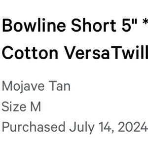 lululemon athletica Bowline Short 5" - Tan